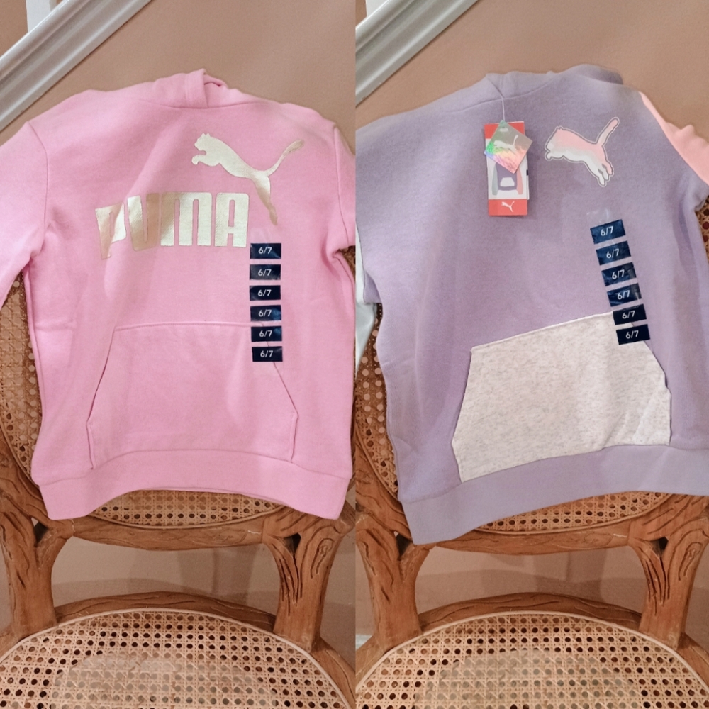 NWT Girl Puma Hoodies set of 2